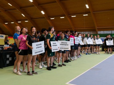 Studenti z celého světa závodili v Olomouci ve stolním tenise