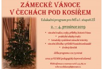 Vánoce na zámku v Čechách pod Kosířem pro školky a školy  