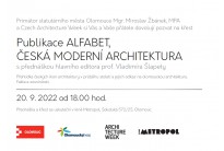 Křest publikace ALFABET, Česká moderní architektura