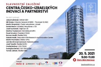 Slavnostní založení Centra česko-izraelských inovací a partnerství