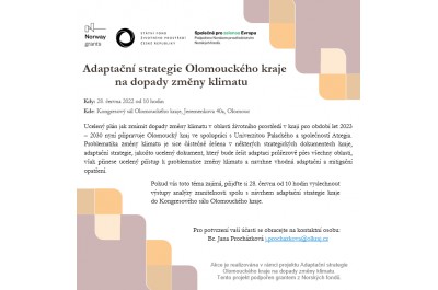 Adaptační strategie Olomouckého kraje na dopady změny klimatu