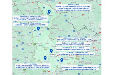 Protesty zemědělců zkomplikují dopravu v Olomouckém kraji
