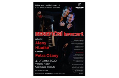 Benefiční koncert zpěvačky Aleny Hladké a pianisty Petra Ožany