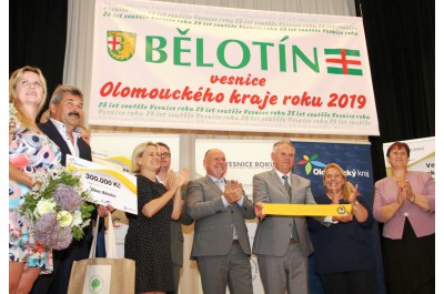 Titul Vesnice Olomouckého kraje roku 2019 získal Bělotín