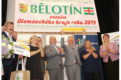 Vesnicí roku 2019 se stala obec Bělotín