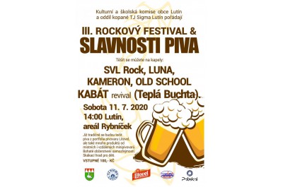 III. Rockový festival a slavnosti piva v Lutíně 