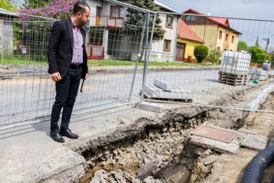 Náměstek hejtmana Michal Zácha řešil stav silnic na Přerovsku