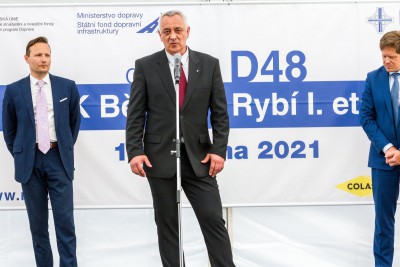 ŘSD včera zahájilo stavbu dálnice Bělotín - Rybí