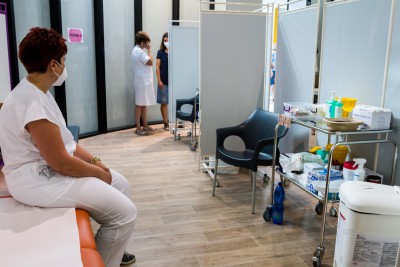 V Šantovce začalo očkování bez registrace