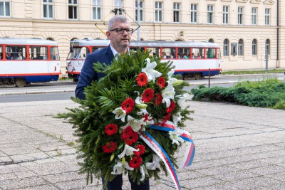 Olomoucký kraj uctil památku T. G. Masaryka