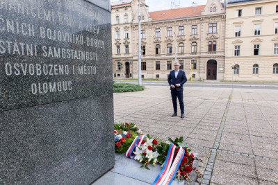 Olomoucký kraj uctil památku T. G. Masaryka