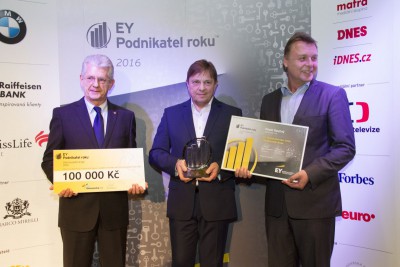 Titul EY Podnikatel roku Olomouckého kraje získal Pavel Koutný