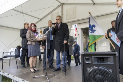 Prezident Miloš Zeman na návštěvě v Olomouckém kraji