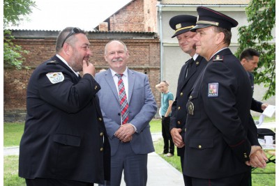 Slavnostní otevření hasičské zbrojnice Olomouc - Chválkovice