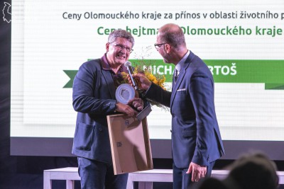 Ceny životního prostředí ovládl Sluňákov. Jeho ředitel navíc dostal cenu hejtmana   Foto: Filip Jančo