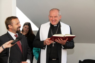 Slavnostní žehnání nových prostor zázemí hospicové péče Caritas v Olomouckém kraji 