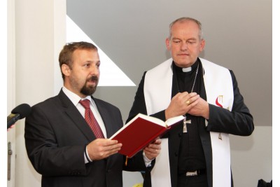 Slavnostní žehnání nových prostor zázemí hospicové péče Caritas v Olomouckém kraji 