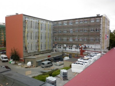 Zateplení budovy Střední průmyslové školy Olomouc 