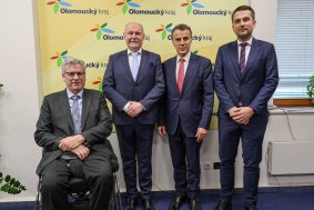 Francouzský velvyslanec na kraji. S hejtmanem jednal o kultuře i politice