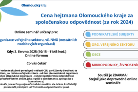 Online seminář: Společenská odpovědnost ve veřejném sektoru – jak na to?