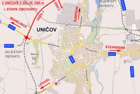 Olomoucký kraj získal dotaci na první etapu obchvatu Uničova