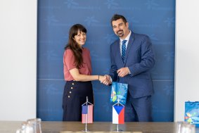 Zástupkyně Velvyslanectví USA jednaly na hejtmanství o rozvoji kraje i zahraniční spolupráci