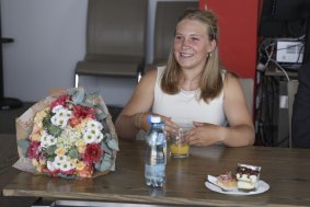 Kraj přivítal úspěšnou vodní slalomářku Valentýnu Kočířovou