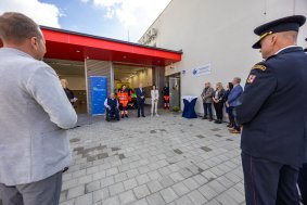 Záchranáři ve Šternberku mají novou základnu. Nabídne zázemí pro tři posádky
