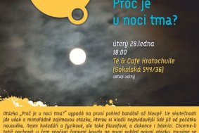 Proč je v noci tma? Zdánlivě banální otázku rozvede olomoucké Science Café