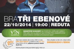 Bratři Ebenové zazpívají na benefičním koncertě v Olomouci