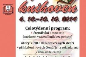 Týden knihoven nabídne amnestii na knihy i společné čtení