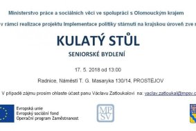 Pozvánka na 3. zasedání kulatého stolu Olomouckého kraje                                                                                                                                                                                                  