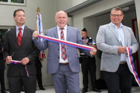 Slavnostní otevření hasičské zbrojnice Olomouc - Chválkovice