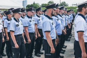 Policie vzdala hold těm, kteří slouží s nasazením