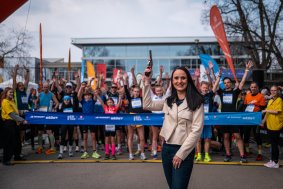 Běžci ve Smetanových sadech. Olomouc hostila RunTour Winter