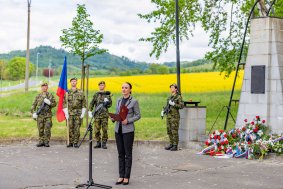 U bratrušovské střelnice vzpomněli oběti druhé světové války