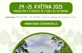 Víkend otevřených zahrad na hradě Šternberk