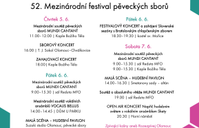 Svátky písní Olomouc
