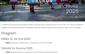 Folklorní festival Přerov 2025