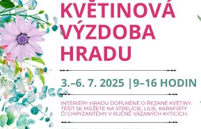 Květinová výzdoba hradu