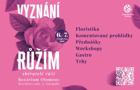 Vyznání růžím – výstava a festival pod širým nebem v olomouckém rozáriu