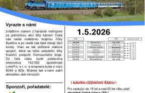 Zvlášním vlakem z Olomouce na Bílý kámen