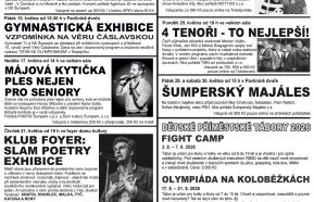 Dům kultury Šumperk program