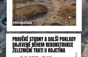 Pravěké studny a další poklady objevené během rekonstrukce železniční trati u Kojetína