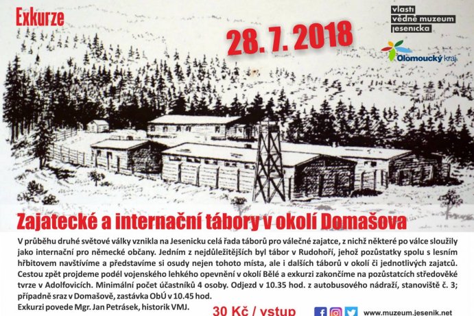 Zajatecké a internační tábory kolem Domašova