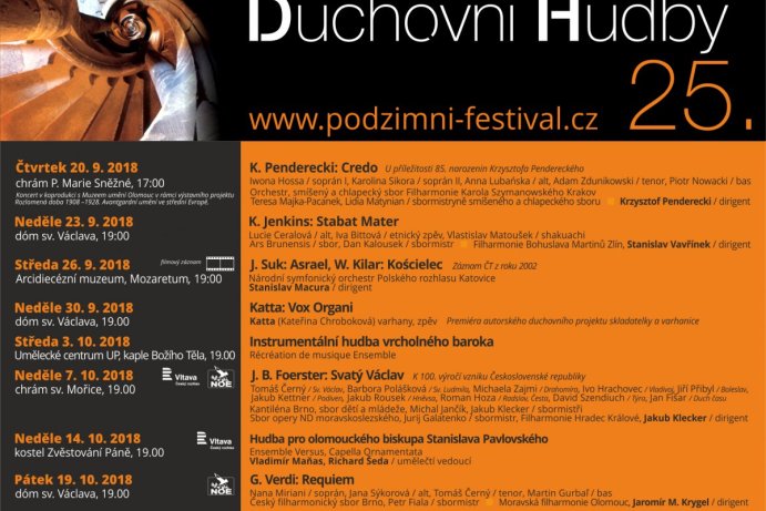 Podzimní festival duchovní hudby