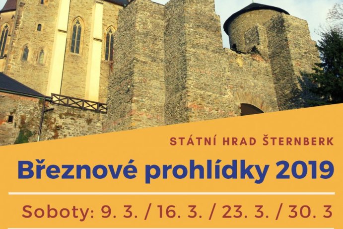 Březnové prohlídky 2019 na hradě Šternberk 