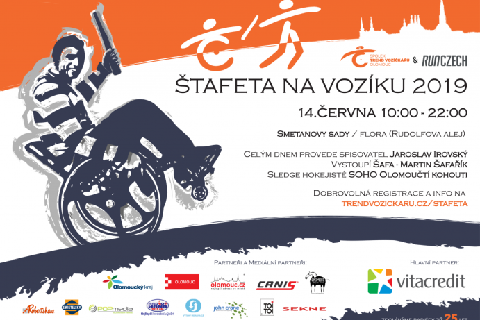 Štafeta na vozíku