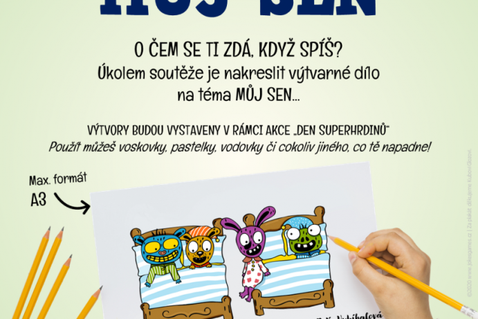 Výtvarná soutěž: O čem se ti zdá, když spíš?