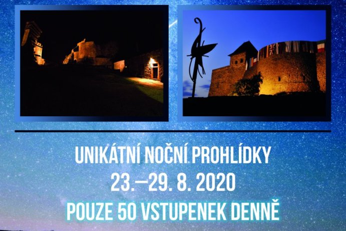 Noční prohlídky na hradě Helfštýn